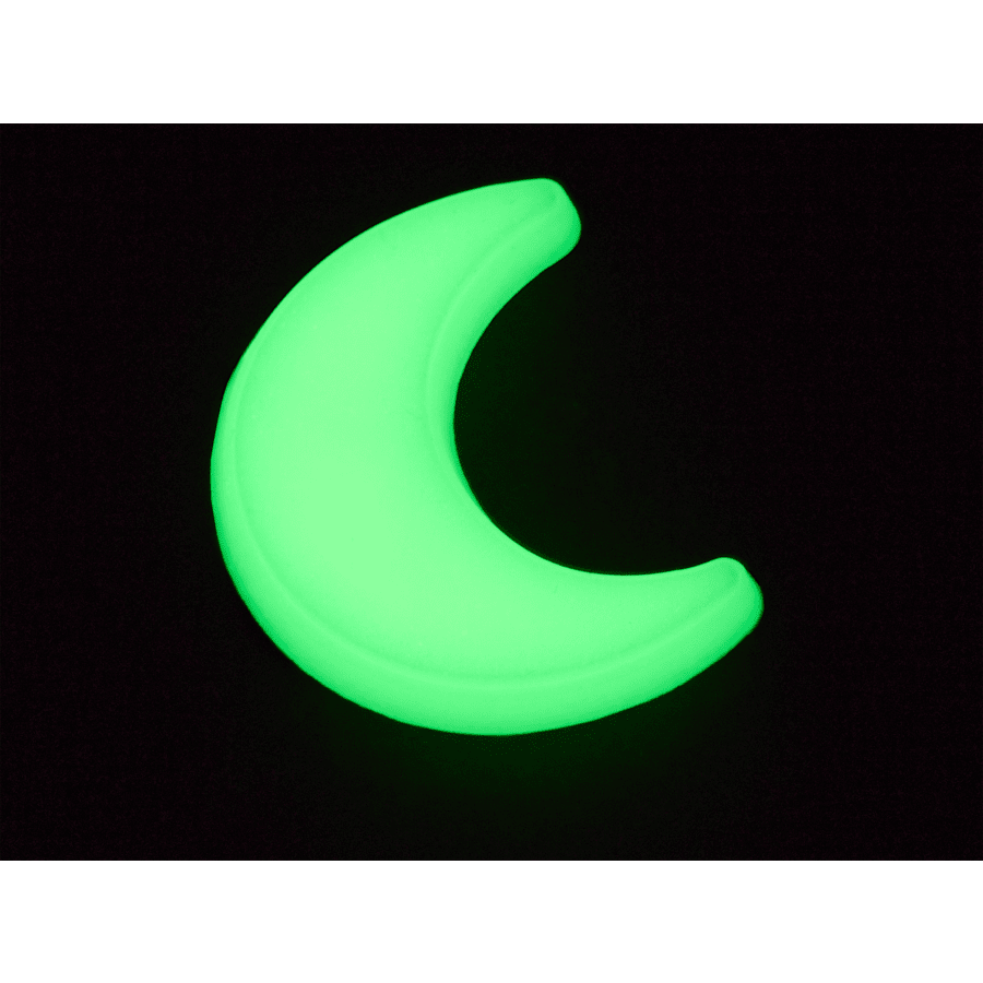 Glow In The Dark Crescent Moon Jibbitz™ charms Women|Men|Jibbitz™ Charms Discount