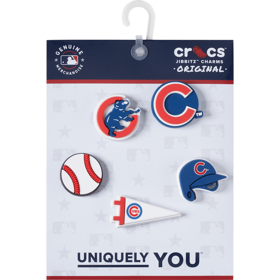MLB Chicago Cubs 5pck Jibbitz™ charms Women|Men|Kids|Jibbitz™ Charms Outlet