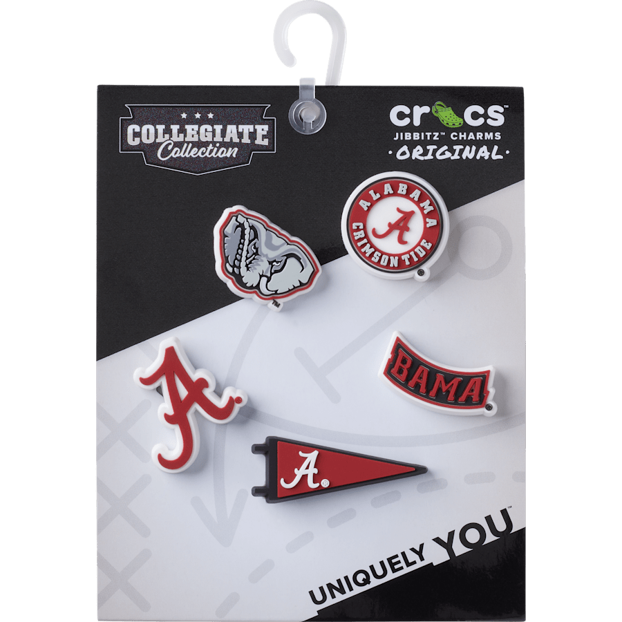 University of Alabama 5 Pack Jibbitz™ charms Women|Men|Jibbitz™ Charms Online
