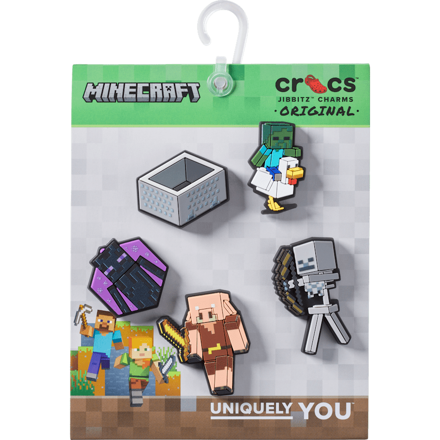 Minecraft 5 Pack Jibbitz™ charms Women|Men|Kids|Jibbitz™ Charms Online