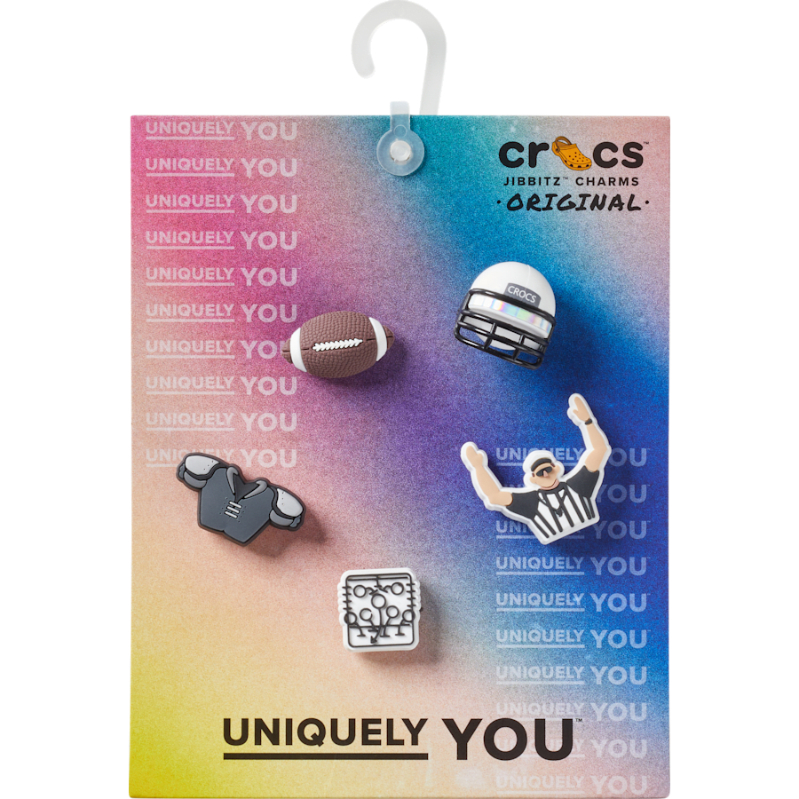 Football Team 5 Pack Jibbitz™ charms Women|Men|Jibbitz™ Charms On Sale