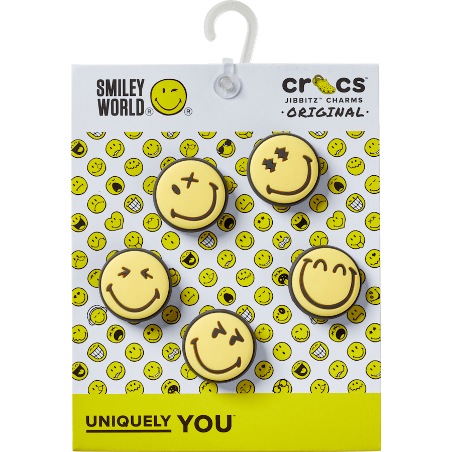 Smileyworld 5Pck Jibbitz™ charms Women|Men|Jibbitz™ Charms Outlet