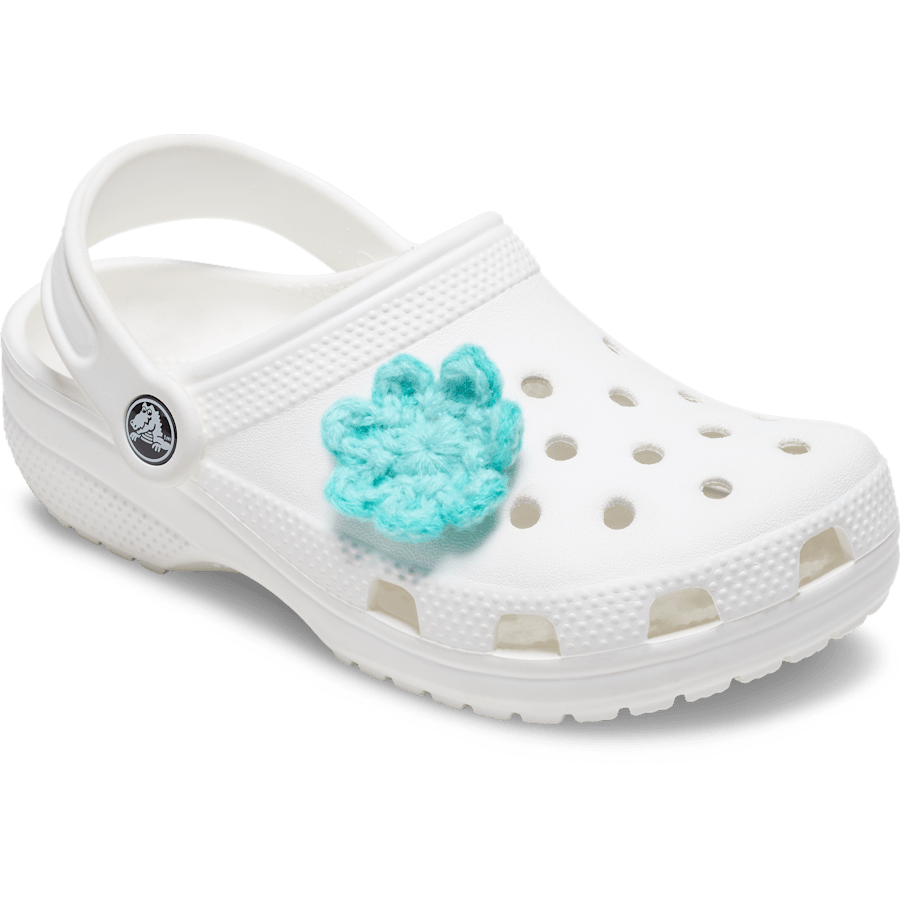 Crochet Blue Flower Jibbitz™ charms Women|Men Online