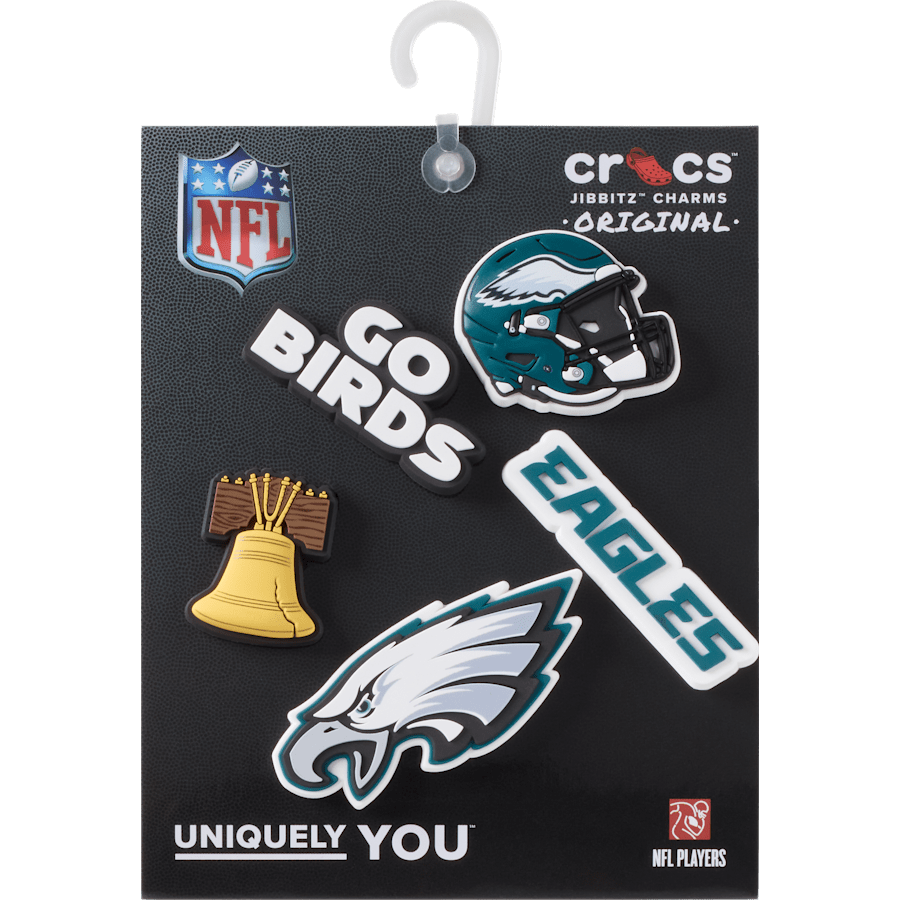 NFL Philadelphia Eagles 5 Pack Jibbitz Shoe Charm Women|Men|Jibbitz™ Charms Discount