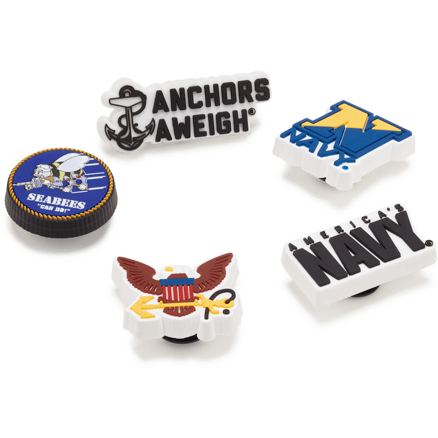 Armed Forces US Navy 5Pck Jibbitz Shoe Charm Women|Men|Kids|Jibbitz™ Charms On Sale