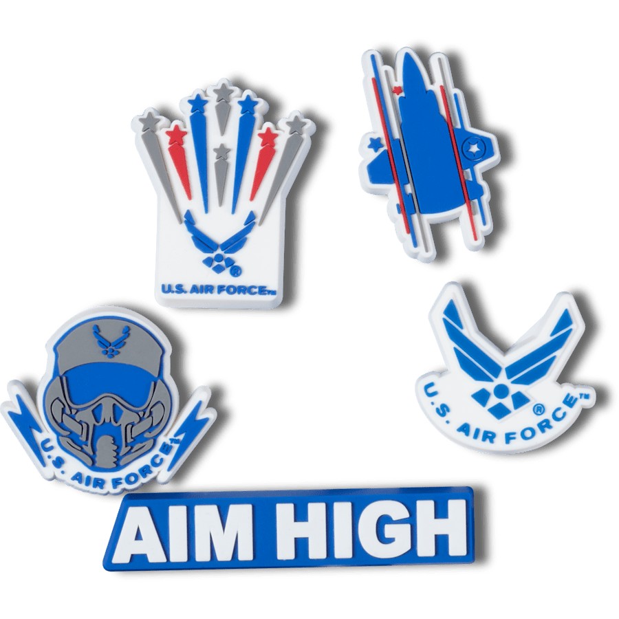 Armed Forces US Air Force 5Pck Jibbitz Shoe Charm Women|Men|Kids|Jibbitz™ Charms Sale