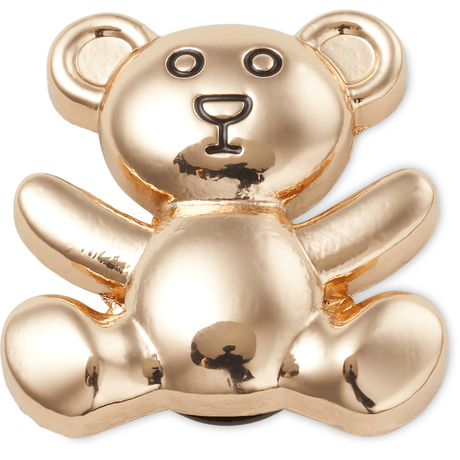 Gold Teddy Bear Jibbitz Shoe Charm Women|Men|Jibbitz™ Charms For Sale