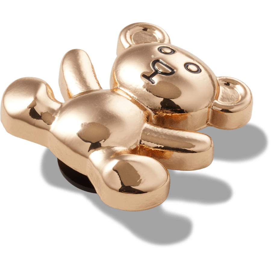 Gold Teddy Bear Jibbitz Shoe Charm Women|Men|Jibbitz™ Charms For Sale