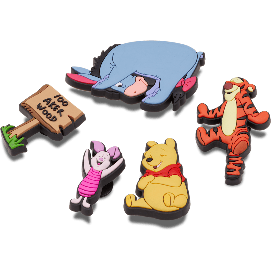 Winnie The Pooh 5 Pack Jibbitz™ charms Women|Men|Kids|Jibbitz™ Charms For Sale