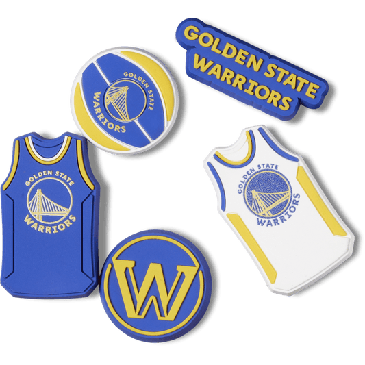 NBA Golden State Warriors 5 Pack Jibbitz™ charms Women|Men|Jibbitz™ Charms Sale