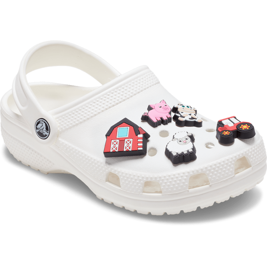 Cutesey Farm Animal 5 Pack Jibbitz Shoe Charm Women|Men|Kids|Jibbitz™ Charms Discount