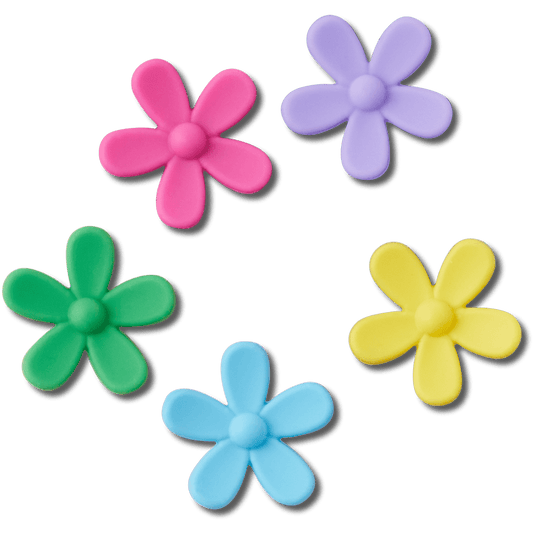 Flower Power 5 Pack Jibbitz™ charms Women|Men|Jibbitz™ Charms Outlet