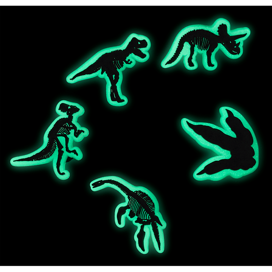 Glow In The Dark Dino 5 Pack Jibbitz Shoe Charm Women|Men|Jibbitz™ Charms Sale