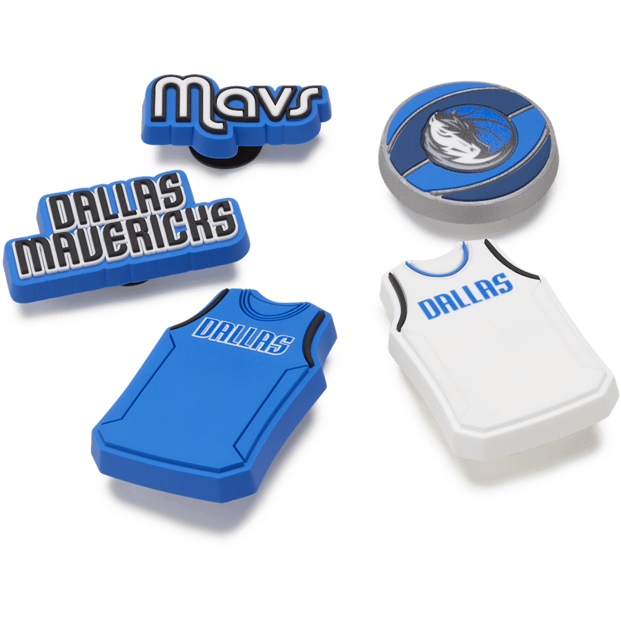 NBA Dallas Mavericks 5 Pack Jibbitz™ charms Women|Men|Jibbitz™ Charms On Sale