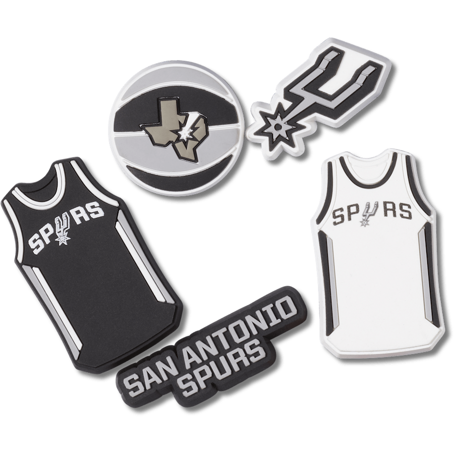 NBA San Antonio Spurs 5 Pack Jibbitz™ charms Women|Men|Jibbitz™ Charms Sale