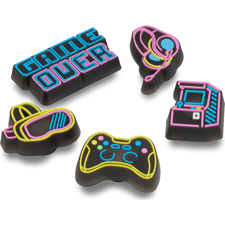 Lights Up Neon Gamer 5 Pack Jibbitz™ charms Women|Men|Jibbitz™ Charms Online