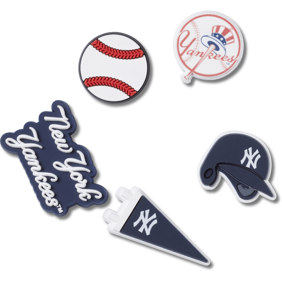 MLB New York Yankees 5 Pack Jibbitz™ charms Women|Men|Kids|Jibbitz™ Charms Online