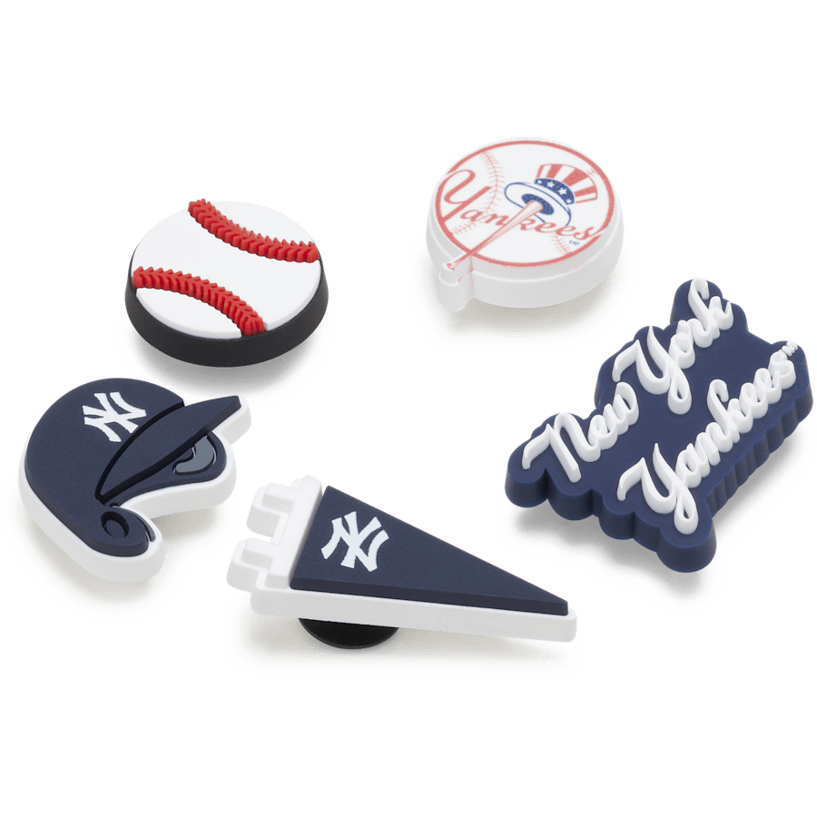 MLB New York Yankees 5 Pack Jibbitz™ charms Women|Men|Kids|Jibbitz™ Charms Online