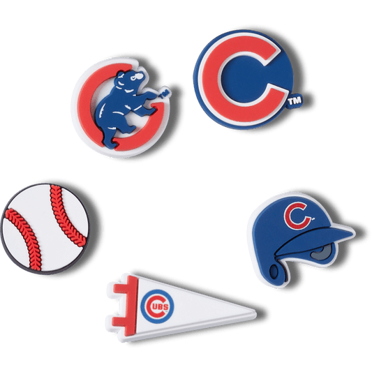 MLB Chicago Cubs 5pck Jibbitz™ charms Women|Men|Kids|Jibbitz™ Charms Outlet