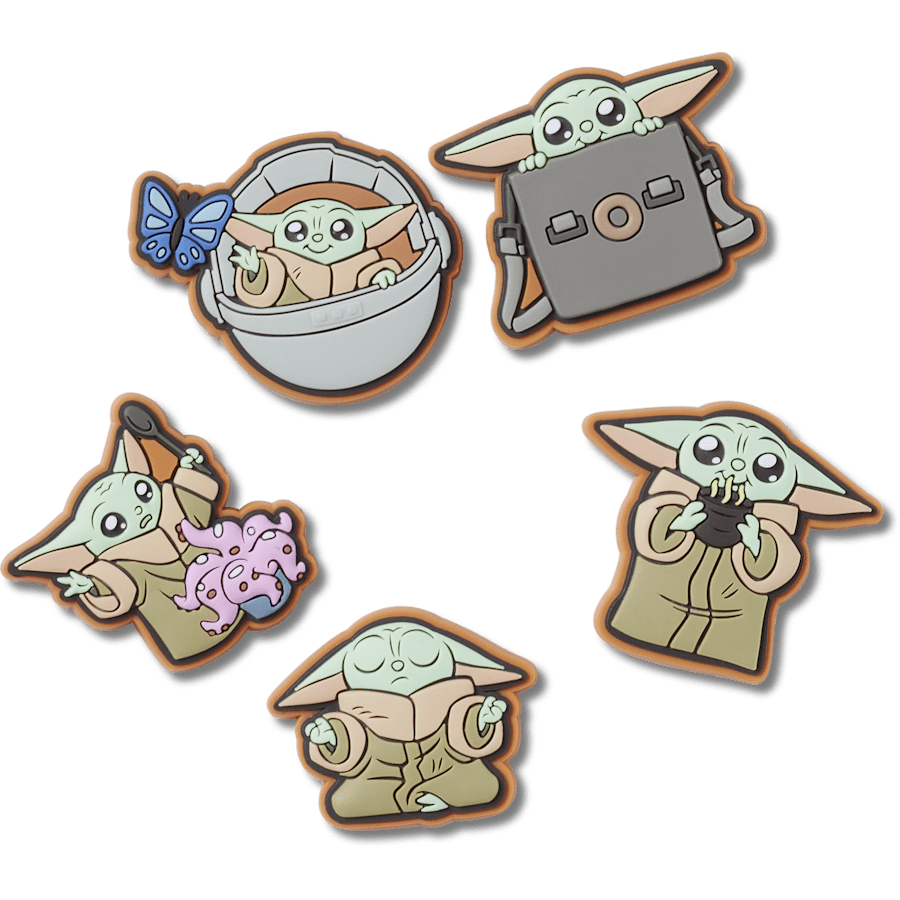 Grogu 5 Pack Jibbitz™ charms Women|Men|Kids|Jibbitz™ Charms Discount