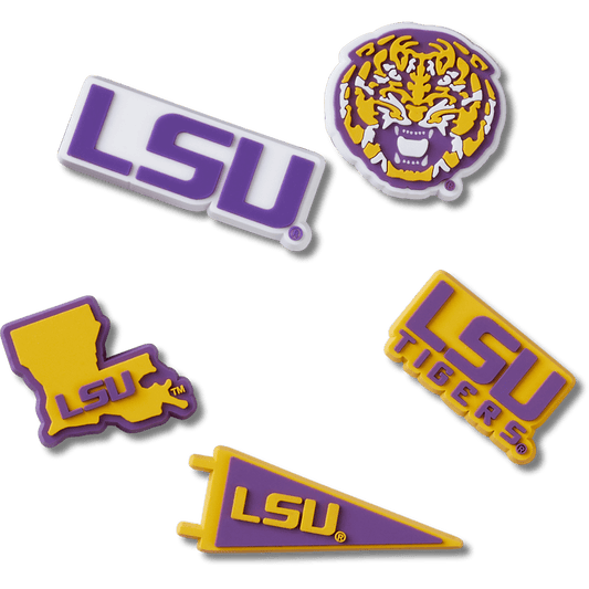 LSU 5 Pack Jibbitz™ charms Women|Men|Jibbitz™ Charms Sale