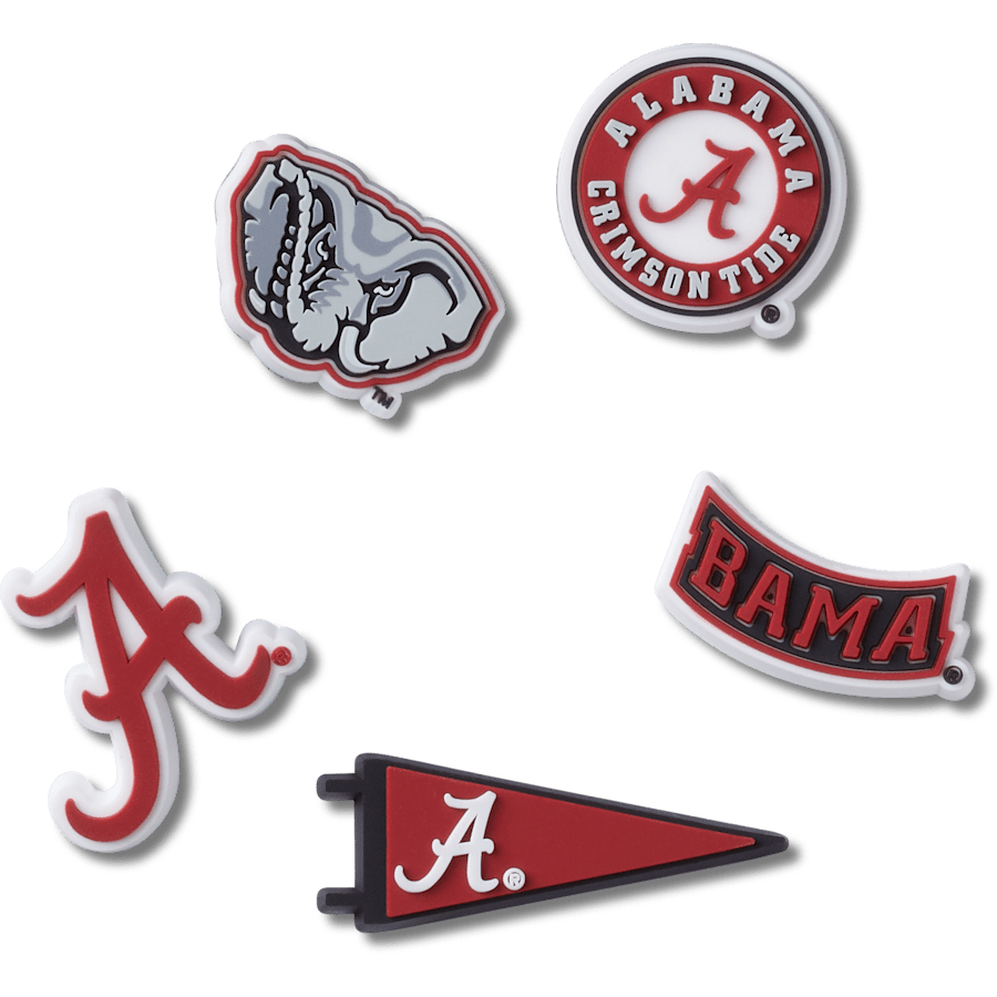University of Alabama 5 Pack Jibbitz™ charms Women|Men|Jibbitz™ Charms Online
