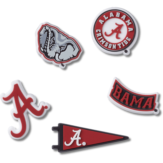 University of Alabama 5 Pack Jibbitz™ charms Women|Men|Jibbitz™ Charms Online