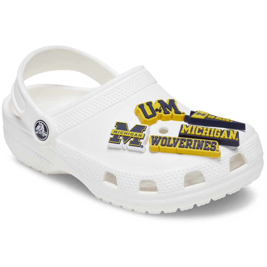 University of Michigan 5 Pack Jibbitz™ charms Women|Men|Jibbitz™ Charms For Sale