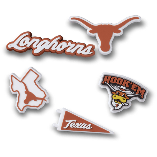 University of Texas 5 Pack Jibbitz™ charms Women|Men|Kids|Jibbitz™ Charms On Sale