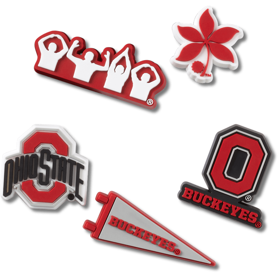 Ohio State University 5 Pack Jibbitz™ charms Women|Men|Jibbitz™ Charms Sale