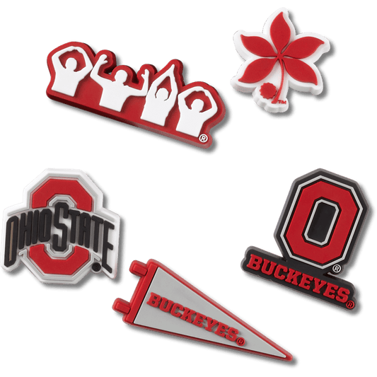 Ohio State University 5 Pack Jibbitz™ charms Women|Men|Jibbitz™ Charms Sale