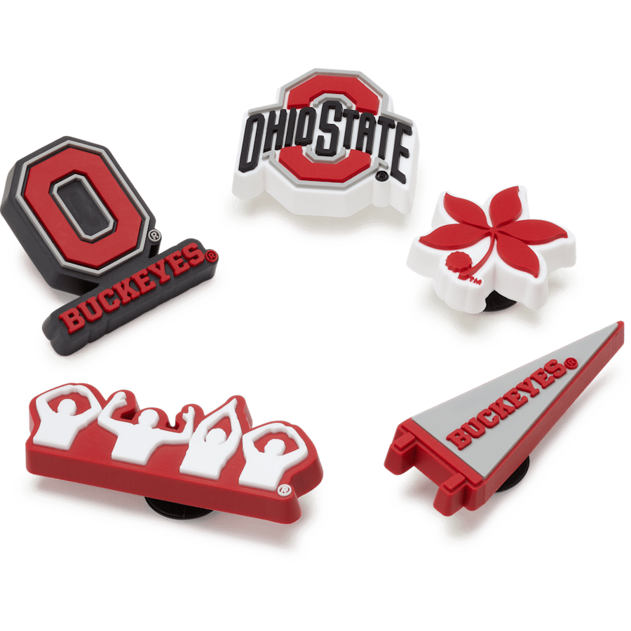 Ohio State University 5 Pack Jibbitz™ charms Women|Men|Jibbitz™ Charms Sale