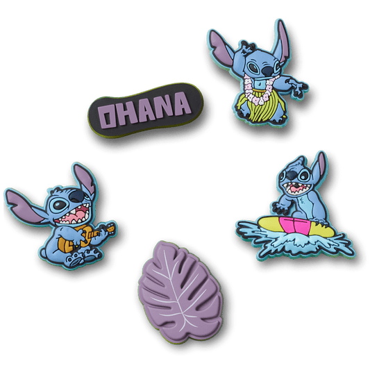 Stitch Tropical 5 Pack Jibbitz™ charms Women|Men|Kids|Jibbitz™ Charms Discount