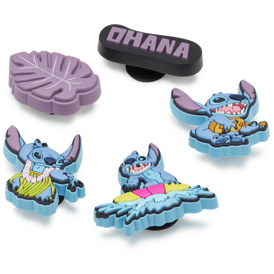 Stitch Tropical 5 Pack Jibbitz™ charms Women|Men|Kids|Jibbitz™ Charms Discount
