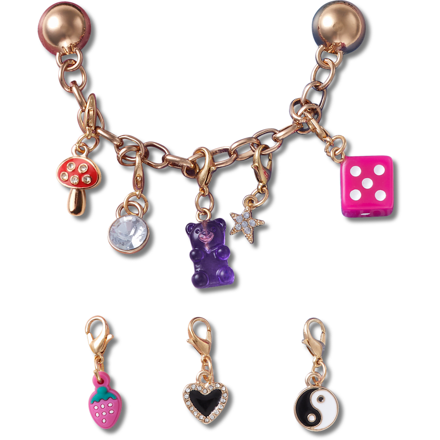 Custom Charm Chain 5 Pack Jibbitz™ charms Women|Men|Kids|Jibbitz™ Charms Discount
