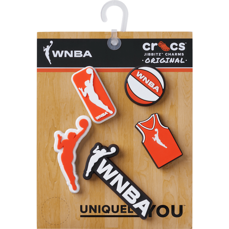 WNBA 5 Pack Jibbitz™ charms Women|Men|Kids|Jibbitz™ Charms Outlet