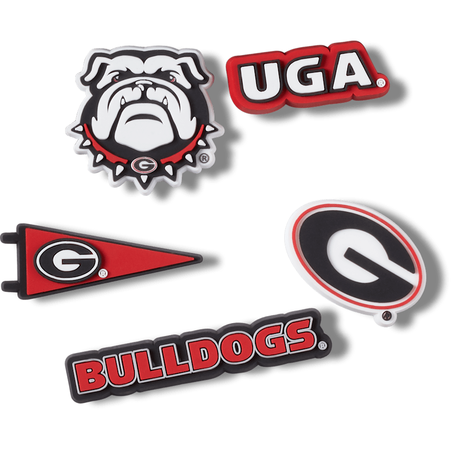University of Georgia 5 Pack Jibbitz™ charms Women|Men|Kids|Jibbitz™ Charms Online