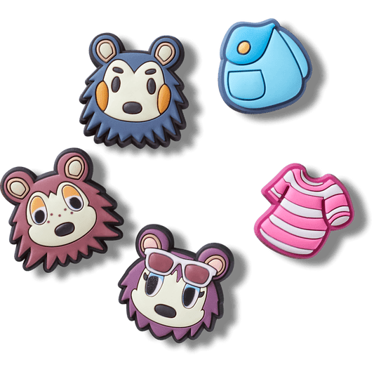 Animal Crossing Creator 5 Pack Jibbitz™ charms Women|Men|Kids|Jibbitz™ Charms Outlet