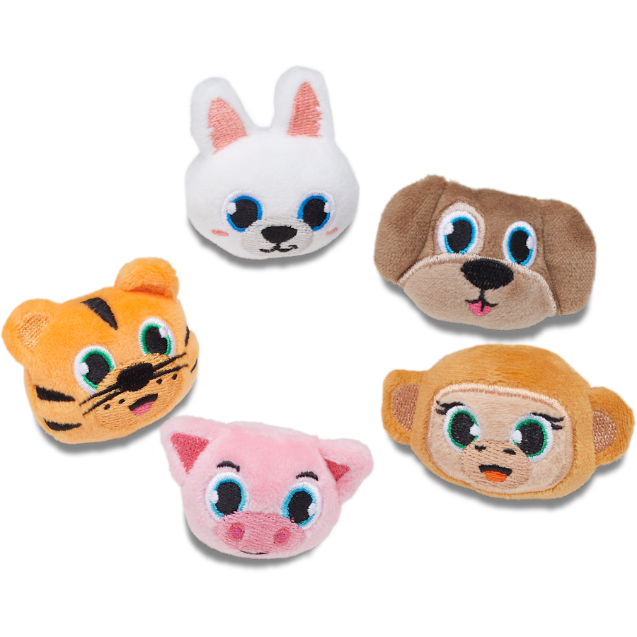 Fuzzy Animal 5 Pack Jibbitz™ charms Women|Men|Jibbitz™ Charms Sale