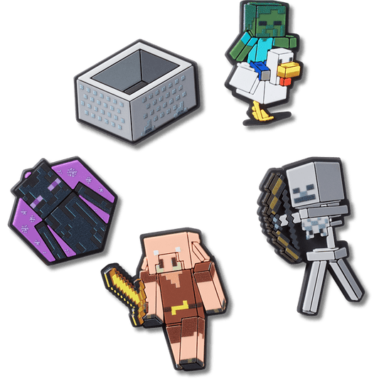 Minecraft 5 Pack Jibbitz™ charms Women|Men|Kids|Jibbitz™ Charms Online