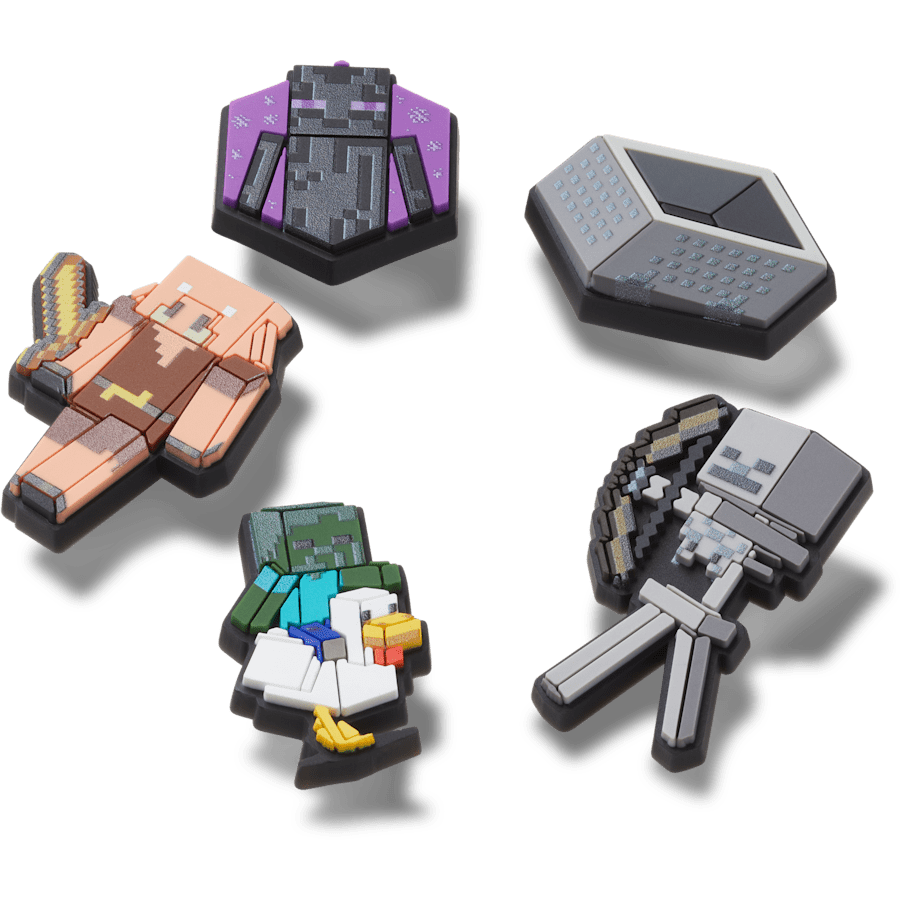 Minecraft 5 Pack Jibbitz™ charms Women|Men|Kids|Jibbitz™ Charms Online