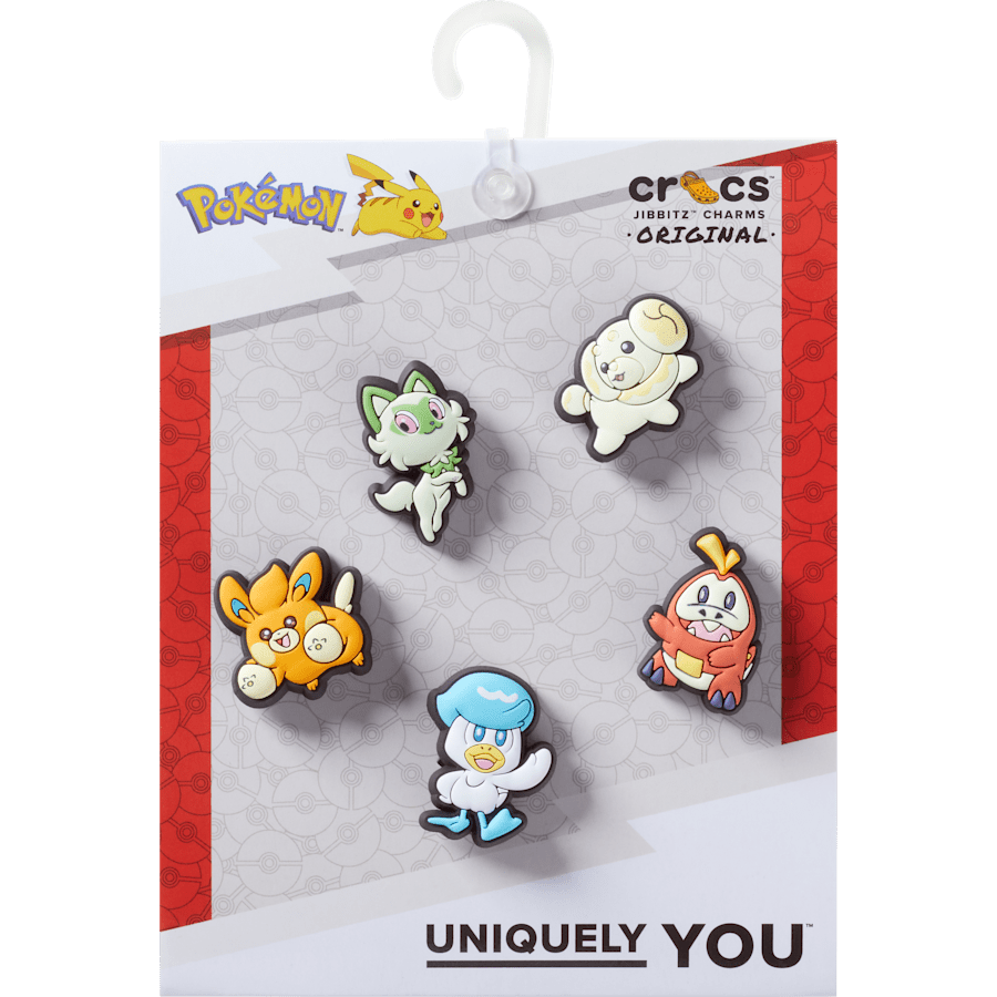 Pokemon Paldea 5 Pack Jibbitz™ charms Women|Men|Kids|Jibbitz™ Charms Discount