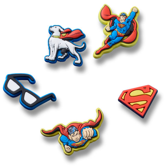 Superman 5 Pck Jibbitz™ charms Women|Men|Kids|Jibbitz™ Charms For Sale