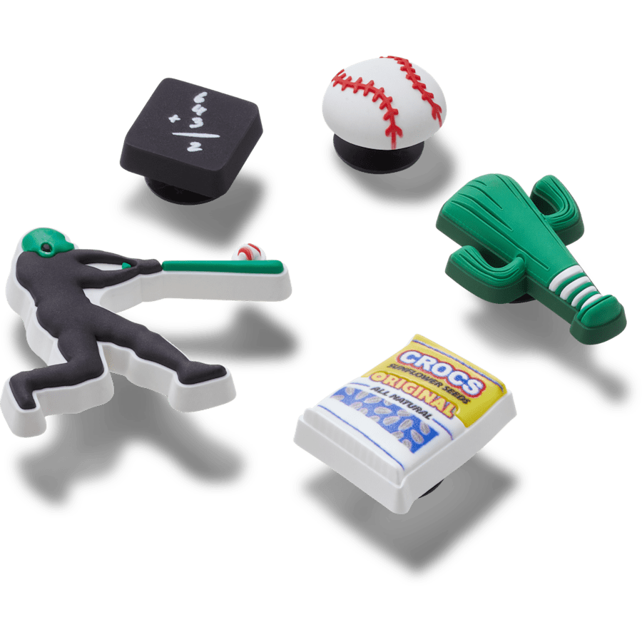 Baseball Team 5 Pack Jibbitz™ charms Women|Men|Jibbitz™ Charms Sale
