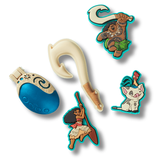 Disney Moana 5 Pack Jibbitz™ charms Women|Men|Kids|Jibbitz™ Charms Discount