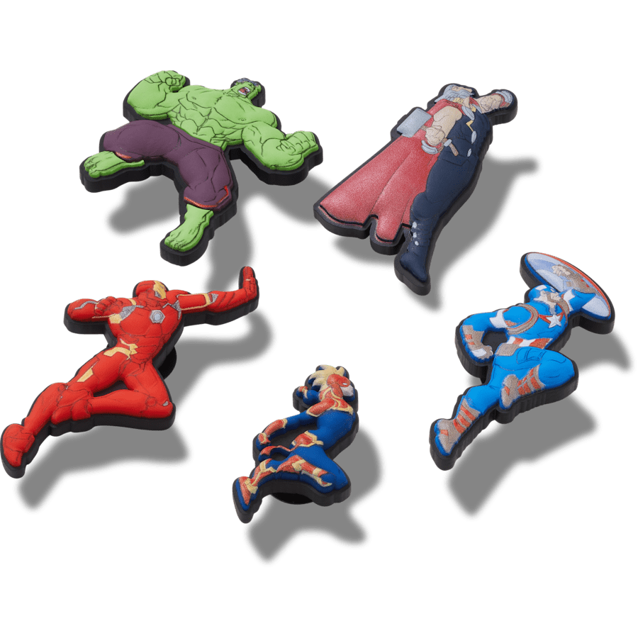 Avengers Heroes 5PCk Jibbitz™ charms Women|Men|Kids|Jibbitz™ Charms On Sale