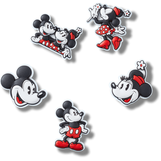 Mickey and Minnie PVC 5 Pack Jibbitz™ charms Women|Men|Kids|Jibbitz™ Charms On Sale