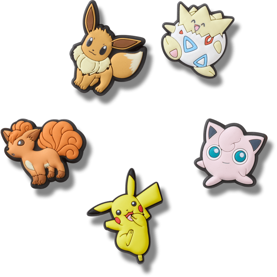 Pokemon Character 5 Pck Jibbitz™ charms Women|Men|Jibbitz™ Charms Outlet
