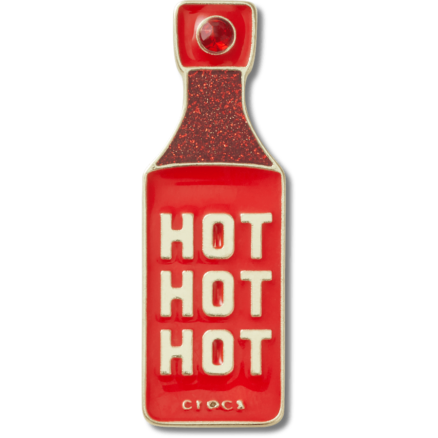 Gold Hot Hot Hot Sauce Jibbitz™ charms Women|Men|Jibbitz™ Charms For Sale