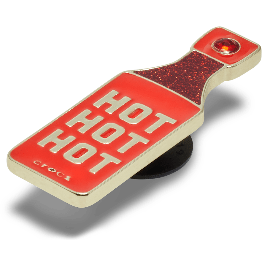 Gold Hot Hot Hot Sauce Jibbitz™ charms Women|Men|Jibbitz™ Charms For Sale